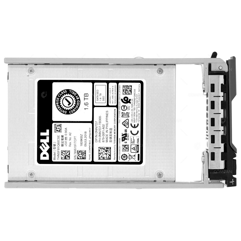 NN7D7  DELL SSD 1.6TB SATA 6G 2.5" SFF FOR POWEREDGE G11-G13